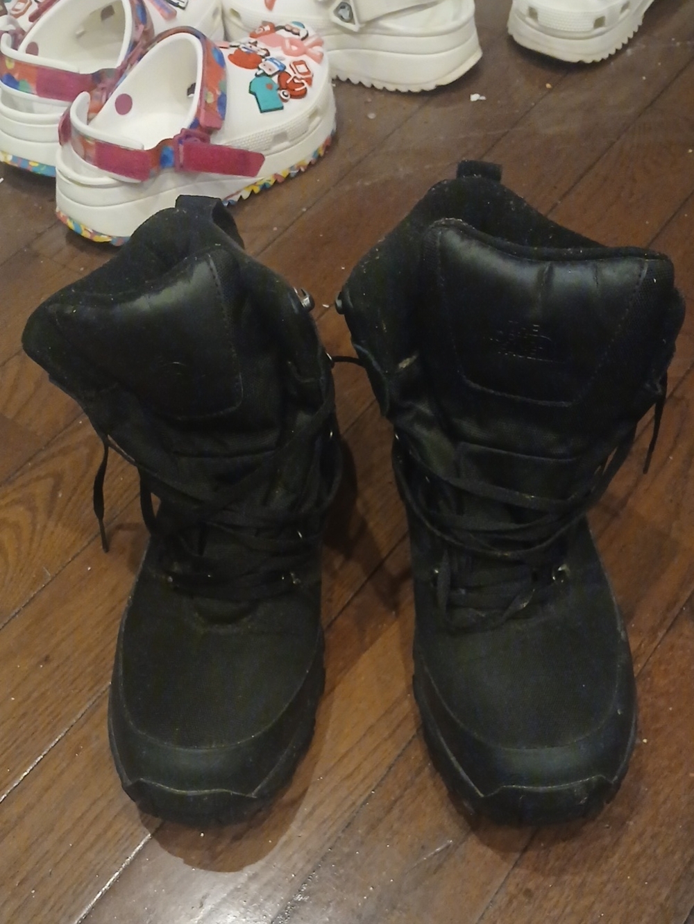 The North Face Men's Black Insulated Lace-Up Winter Boots